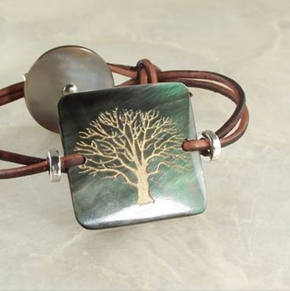 Tree of Life Bracelets Mother of Pearl - Picture 2 of 2